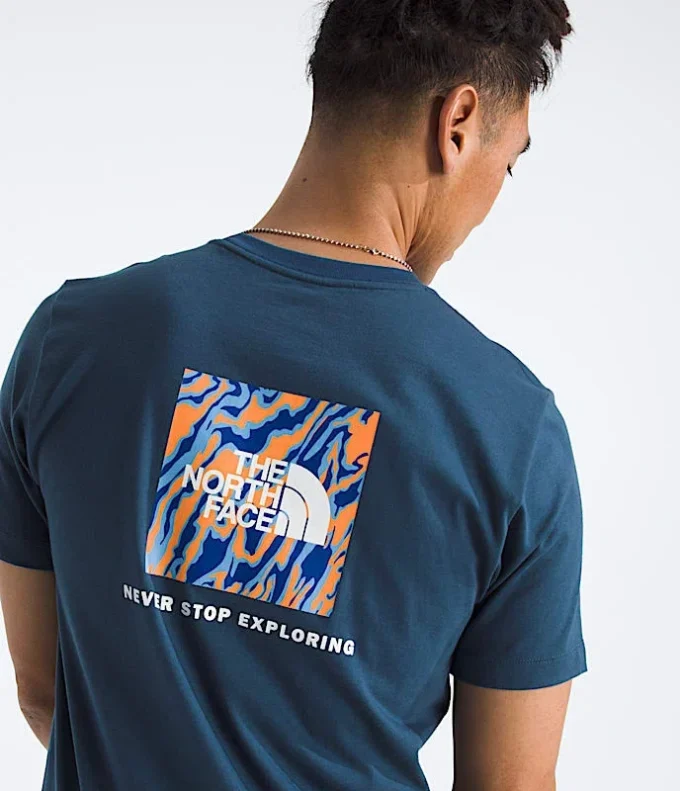 Ανδρικό κοντομάνικο Core Wavy Lines Box NSE Tee