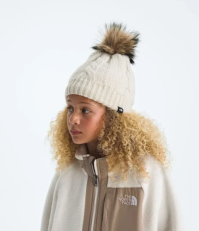 Παιδικό καπέλο με επένδυση Oh Mega Fur Pom Beanie