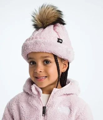 Παιδικό καπέλο με επένδυση Oh Mega Fur Pom Beanie