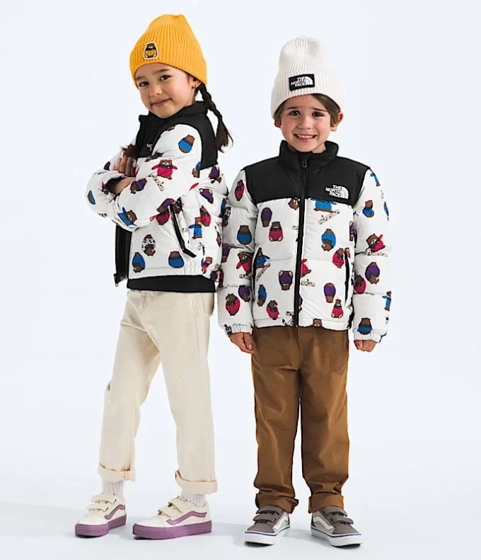 Παιδικό μπουφάν 1996 Retro Nuptse — Εκτύπωση