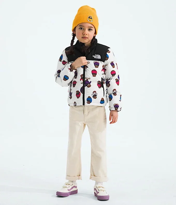 Παιδικό μπουφάν 1996 Retro Nuptse — Εκτύπωση